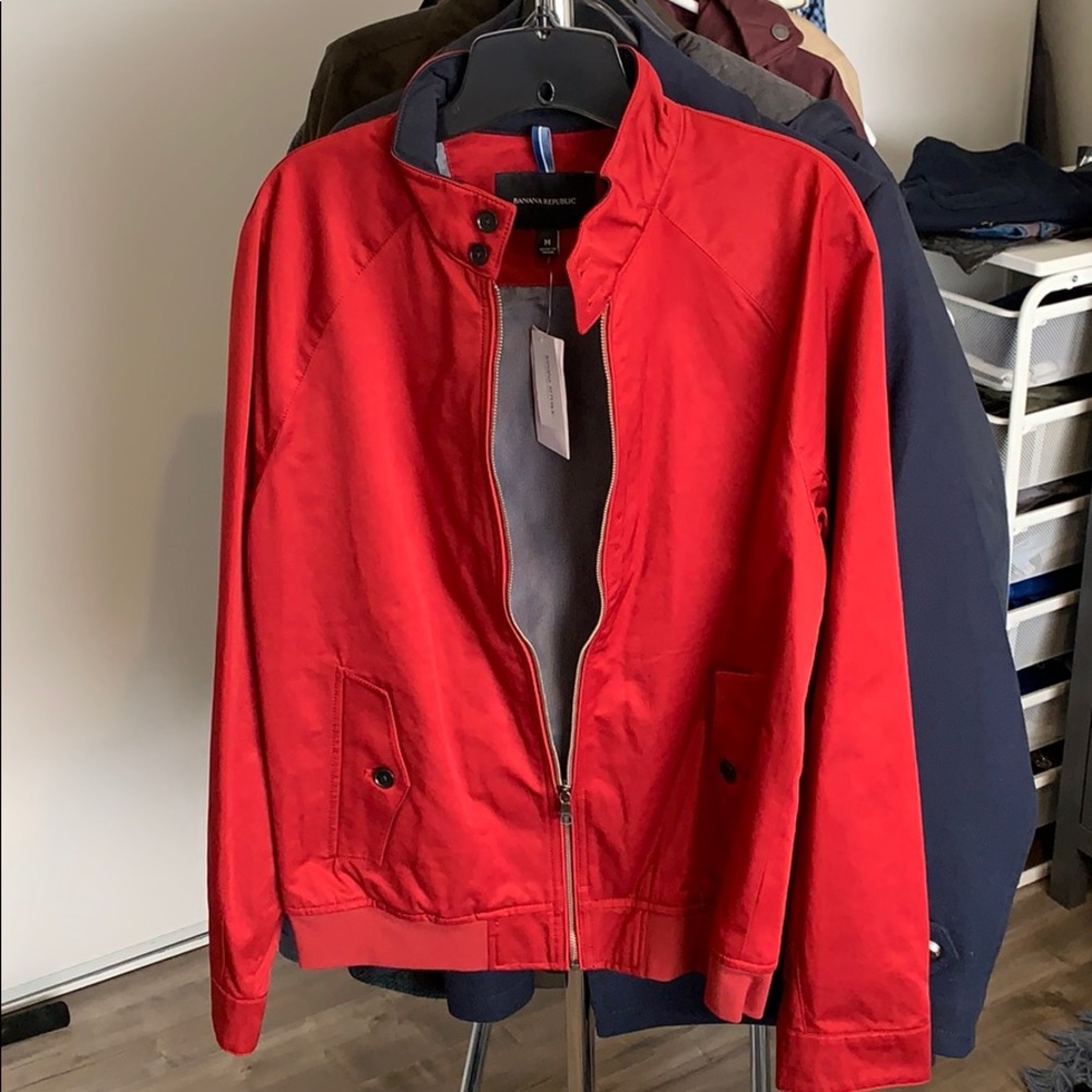 Banana Republic Lightweight Moto Collar Jacket